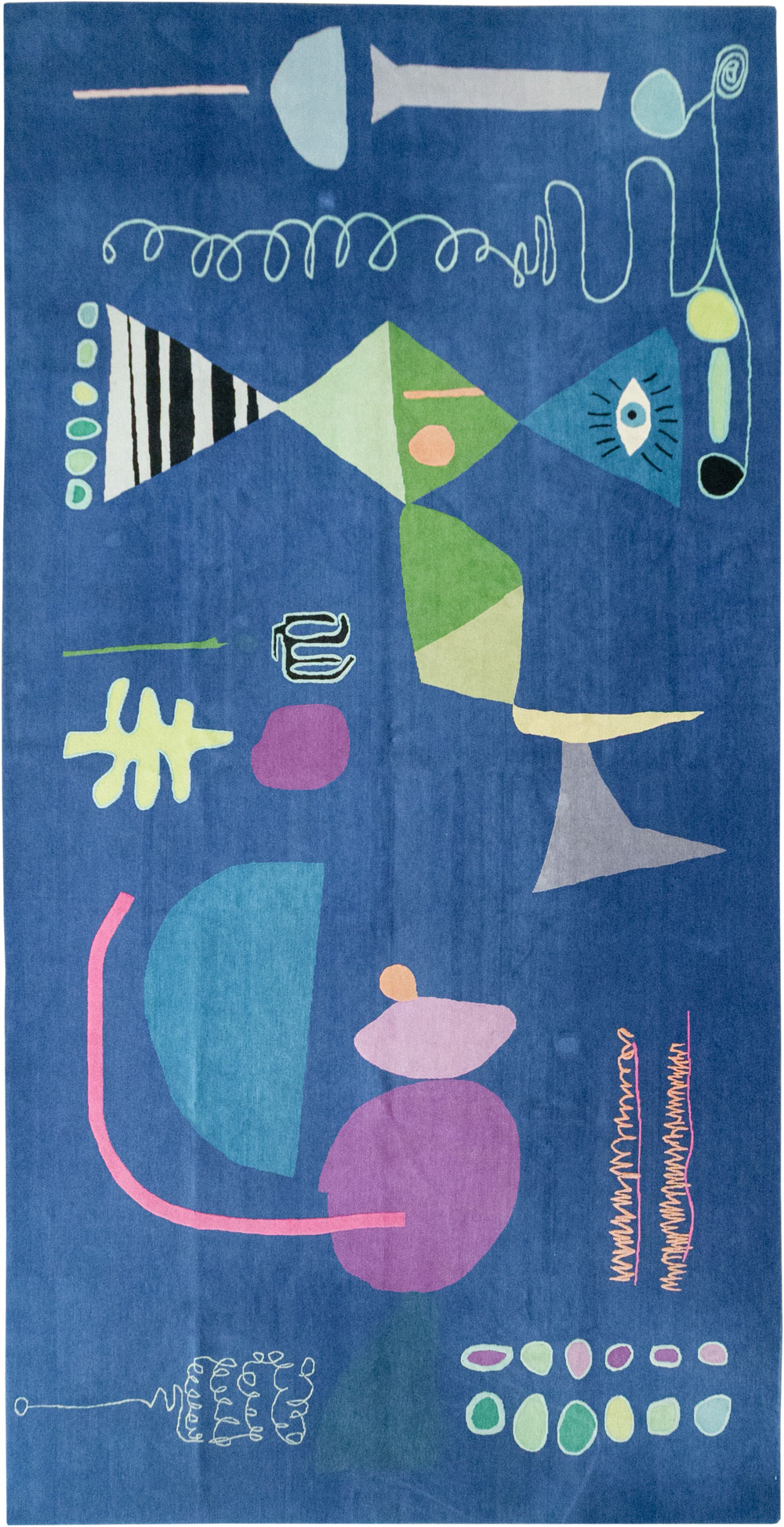 Modern Tibetan Art Deco Gallery Carpet, No.33332 - Gss