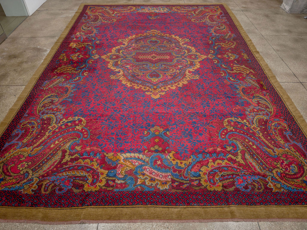 Antique Irish Donegal Oversize Carpet, No.33333 - Gss