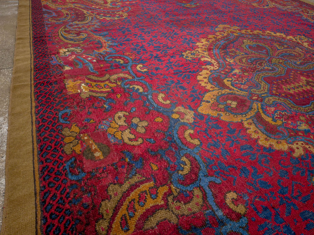 Antique Irish Donegal Oversize Carpet, No.33333 - Gss