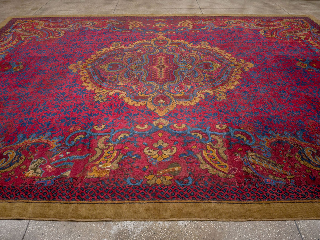 Antique Irish Donegal Oversize Carpet, No.33333 - Gss