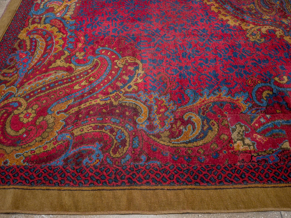 Antique Irish Donegal Oversize Carpet, No.33333 - Gss
