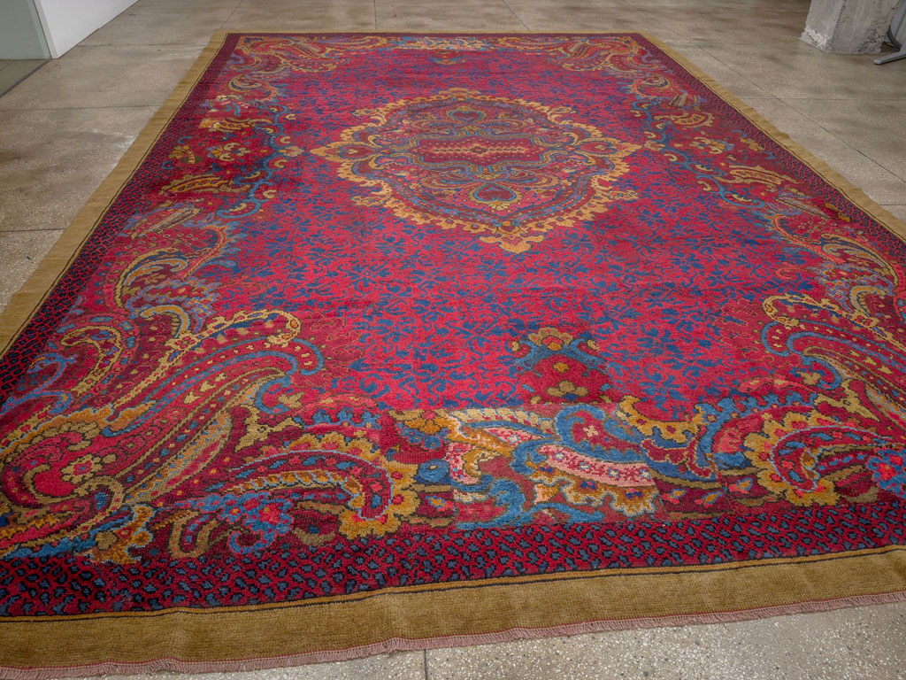 Antique Irish Donegal Oversize Carpet, No.33333 - Gss