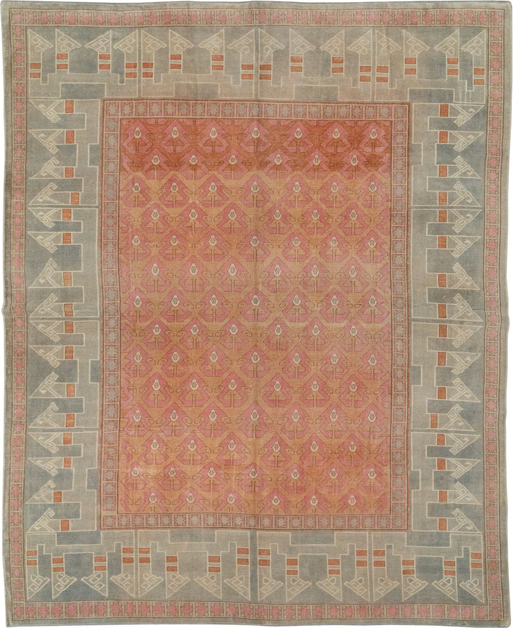 Vintage Turkish Anatolian Room Size Carpet, No.33337 - Gss