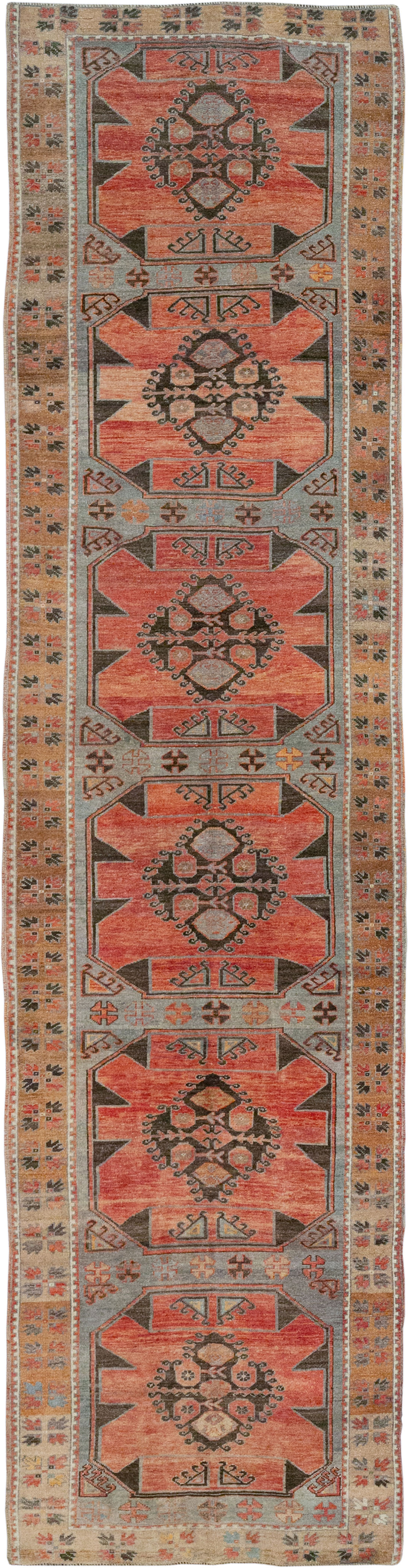 Vintage Turkish Anatolian Long Runner, No.33338 - Gss