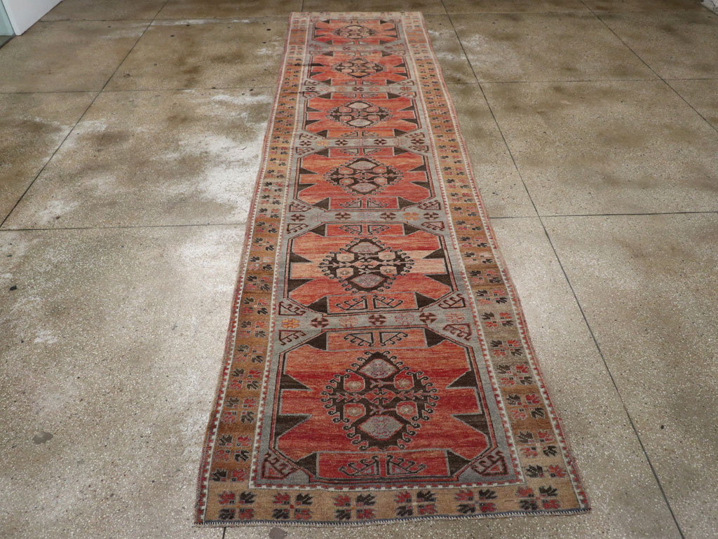 Vintage Turkish Anatolian Long Runner, No.33338 - Gss