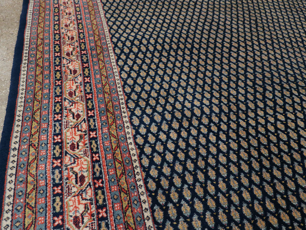 Vintage Persian Mir Square Room Size Carpet, No.33345 - Gss