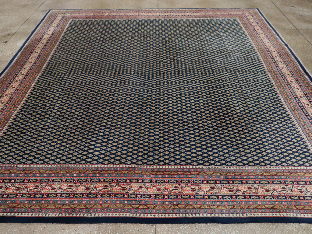 Vintage Persian Mir Square Room Size Carpet, No.33345 - Gss