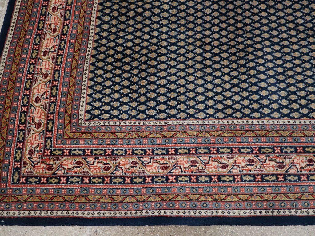 Vintage Persian Mir Square Room Size Carpet, No.33345 - Gss