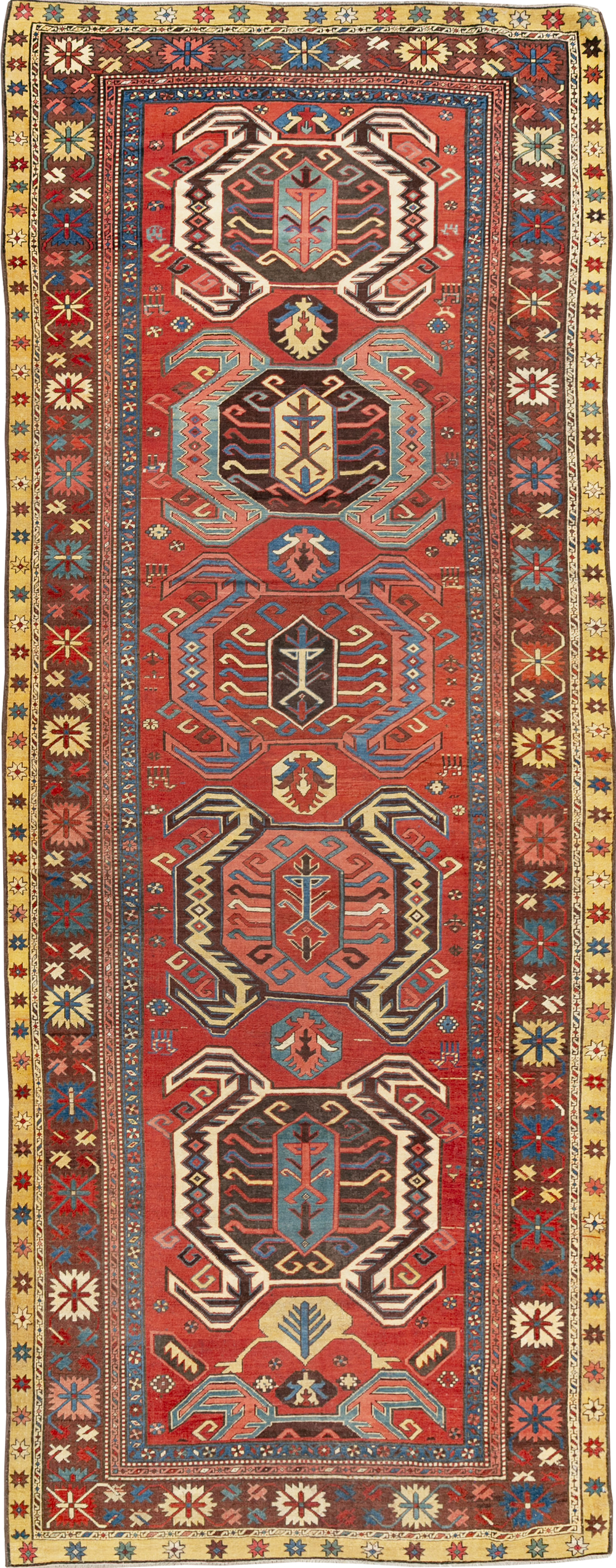 Antique Persian Northwest Wide Gallery Runner, No.33355 - Gss