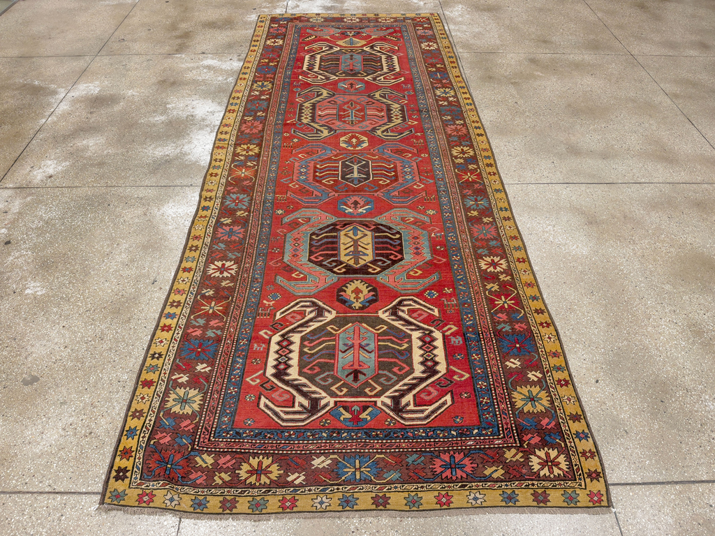 Antique Persian Northwest Wide Gallery Runner, No.33355 - Gss