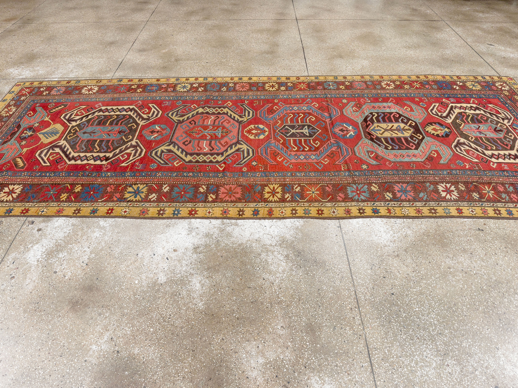 Antique Persian Northwest Wide Gallery Runner, No.33355 - Gss