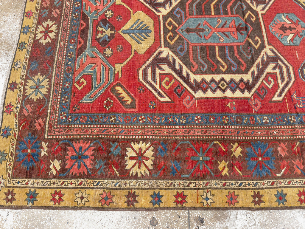 Antique Persian Northwest Wide Gallery Runner, No.33355 - Gss