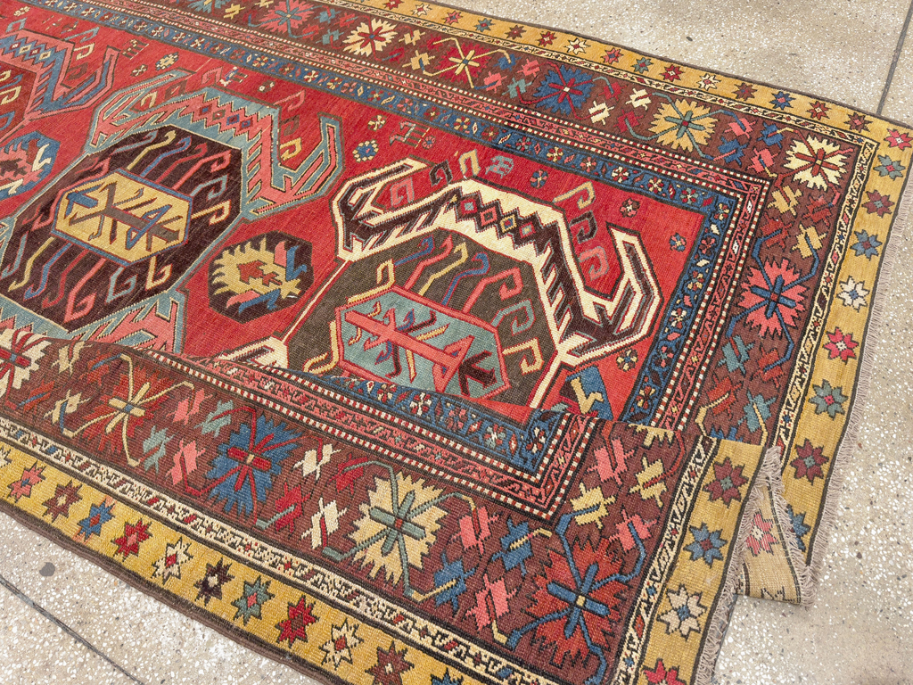 Antique Persian Northwest Wide Gallery Runner, No.33355 - Gss