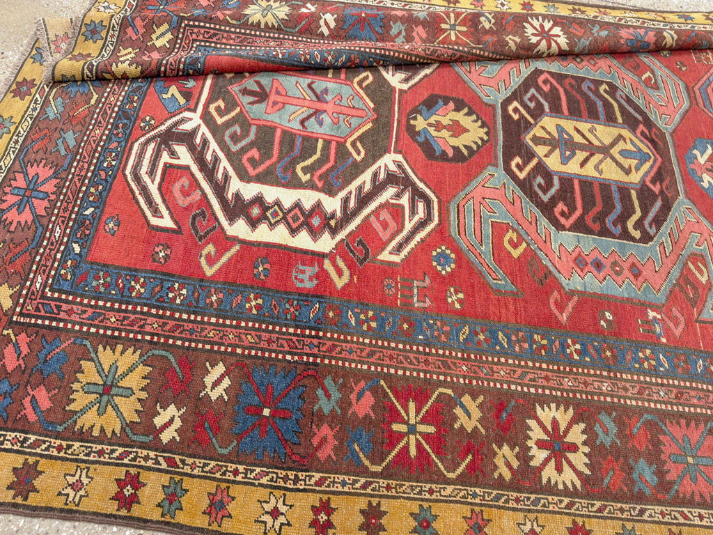 Antique Persian Northwest Wide Gallery Runner, No.33355 - Gss