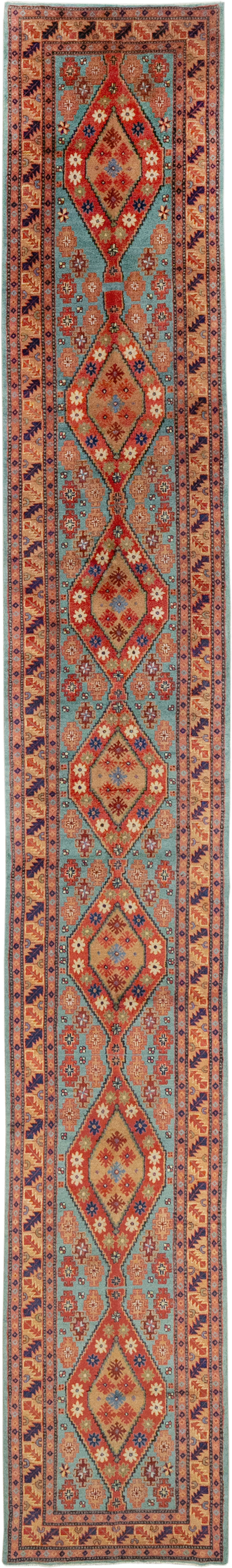 Antique East Turkestan Khotan Long Runner, No.33357 - Gss