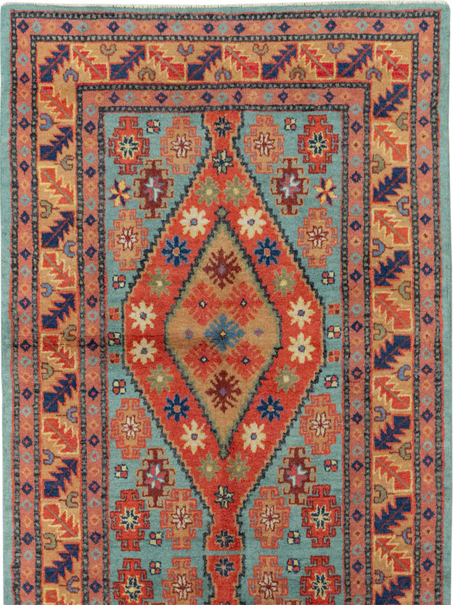 Antique East Turkestan Khotan Long Runner, No.33357 - Gss