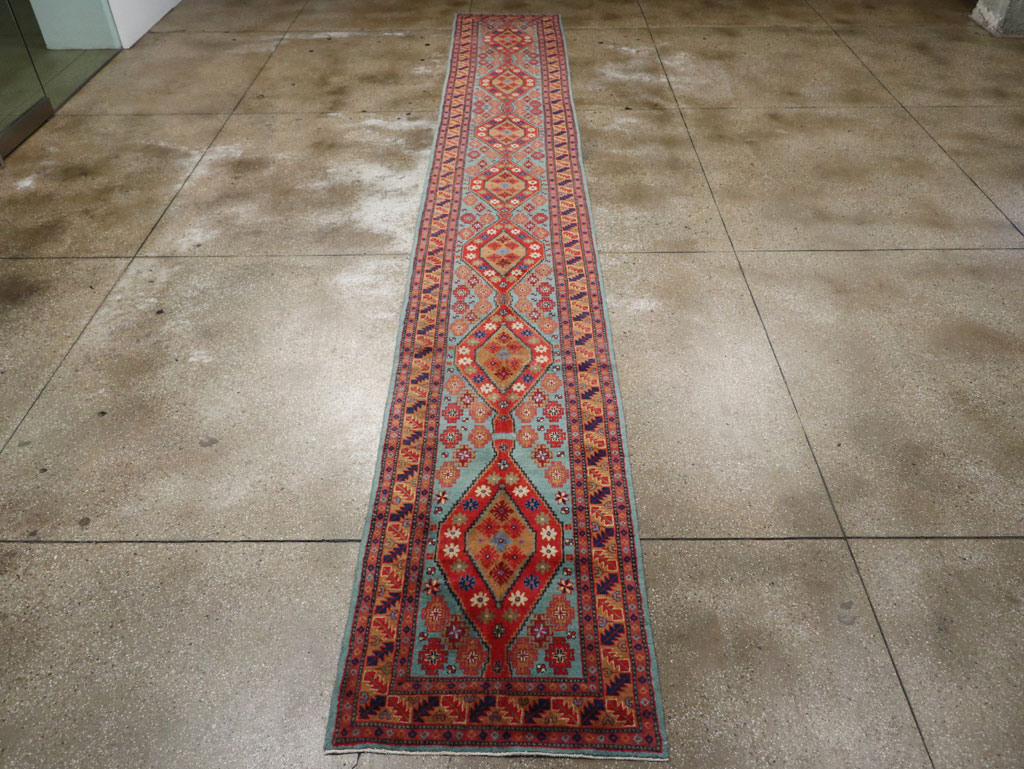 Antique East Turkestan Khotan Long Runner, No.33357 - Gss