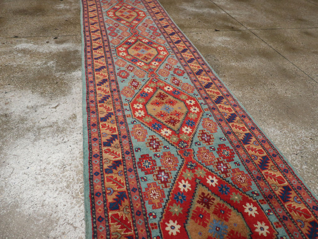 Antique East Turkestan Khotan Long Runner, No.33357 - Gss