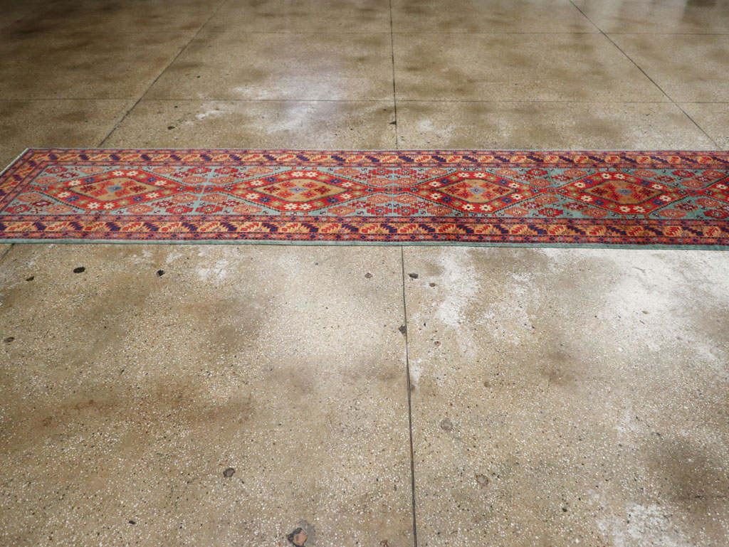 Antique East Turkestan Khotan Long Runner, No.33357 - Gss