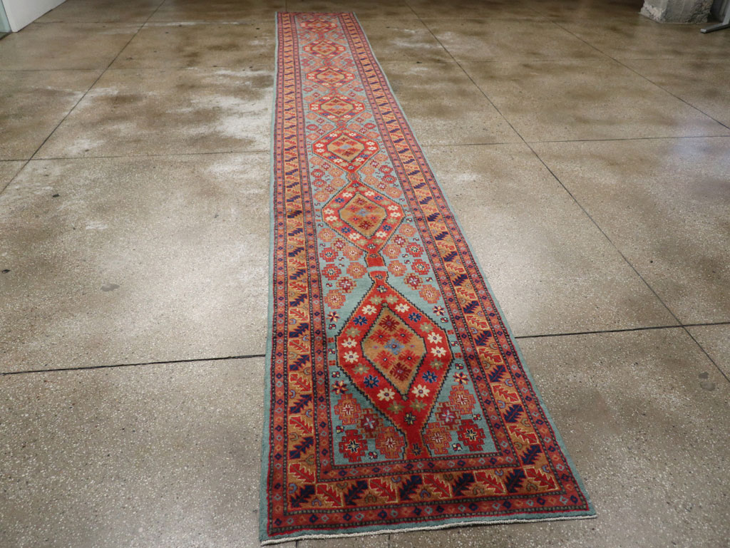 Antique East Turkestan Khotan Long Runner, No.33357 - Gss