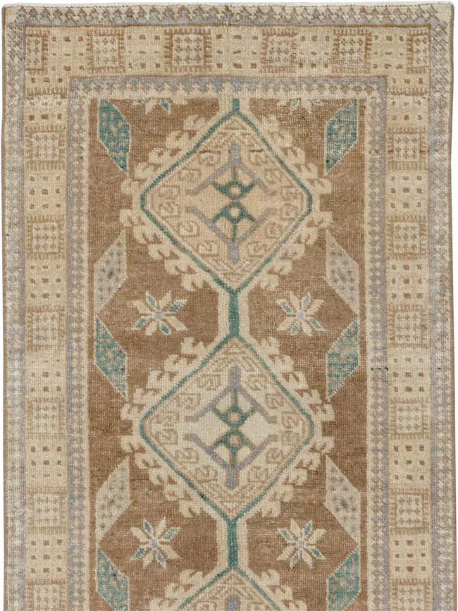 Vintage Persian Serab Runner, No.33358 - Gss