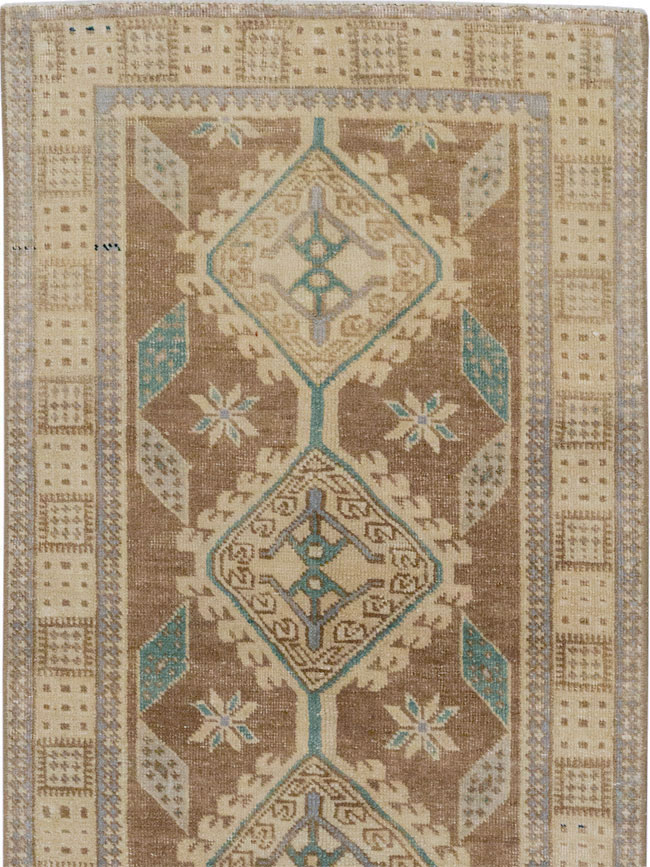 Vintage Persian Serab Runner, No.33358 - Gss