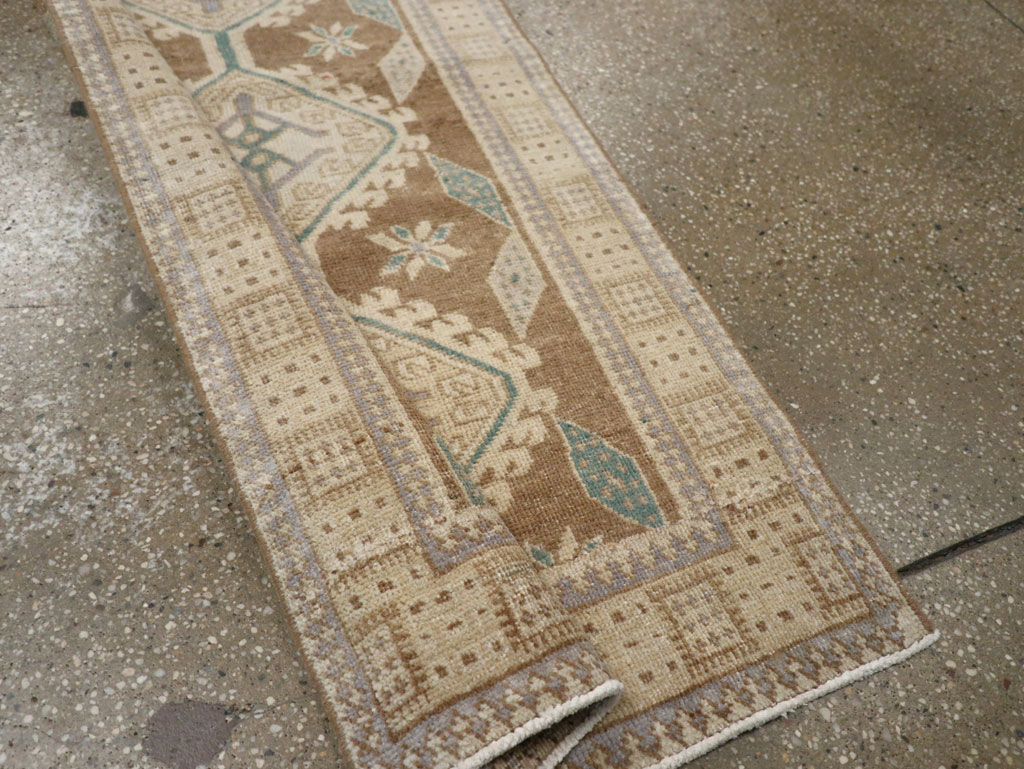 Vintage Persian Serab Runner, No.33358 - Gss