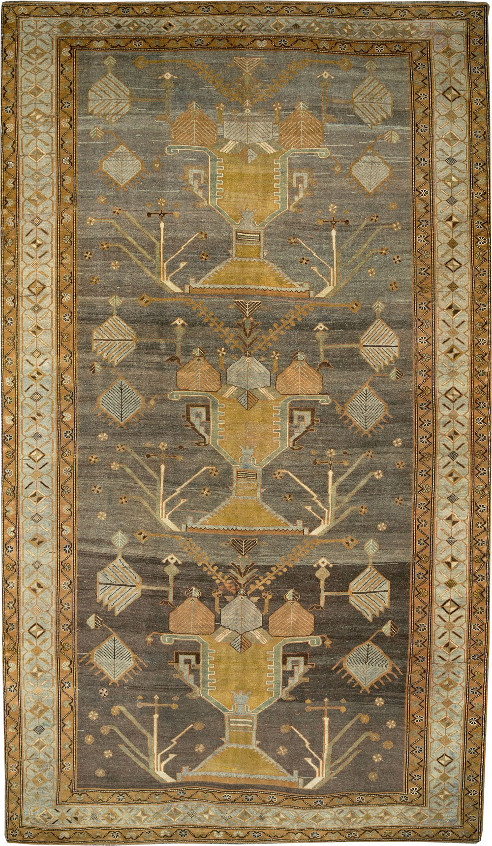 Antique Persian Kurdish Gallery Carpet, No.33359 - Gss