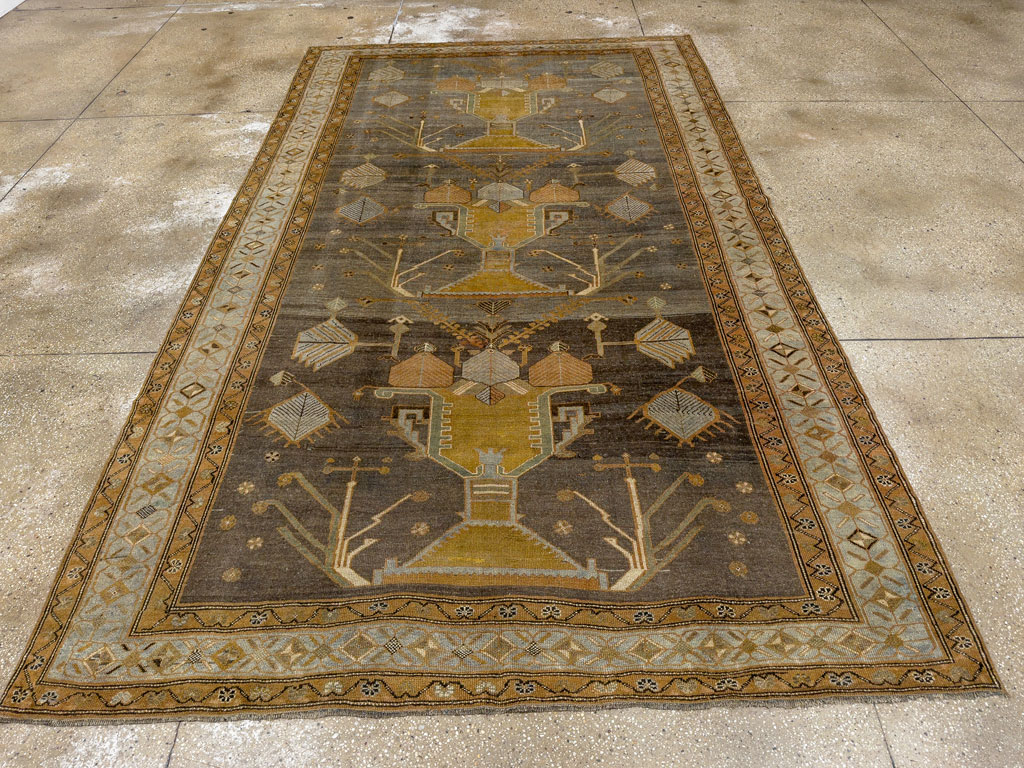 Antique Persian Kurdish Gallery Carpet, No.33359 - Gss