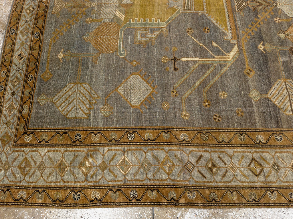 Antique Persian Kurdish Gallery Carpet, No.33359 - Gss