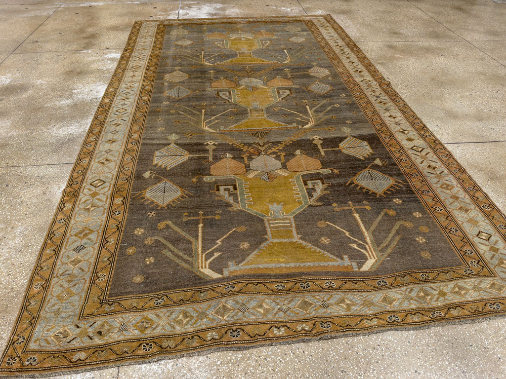 Antique Persian Kurdish Gallery Carpet, No.33359 - Gss