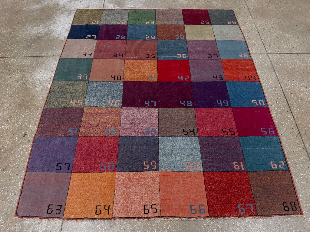 Vintage Turkish Anatolian Accent Rug, No.33364 - Gss