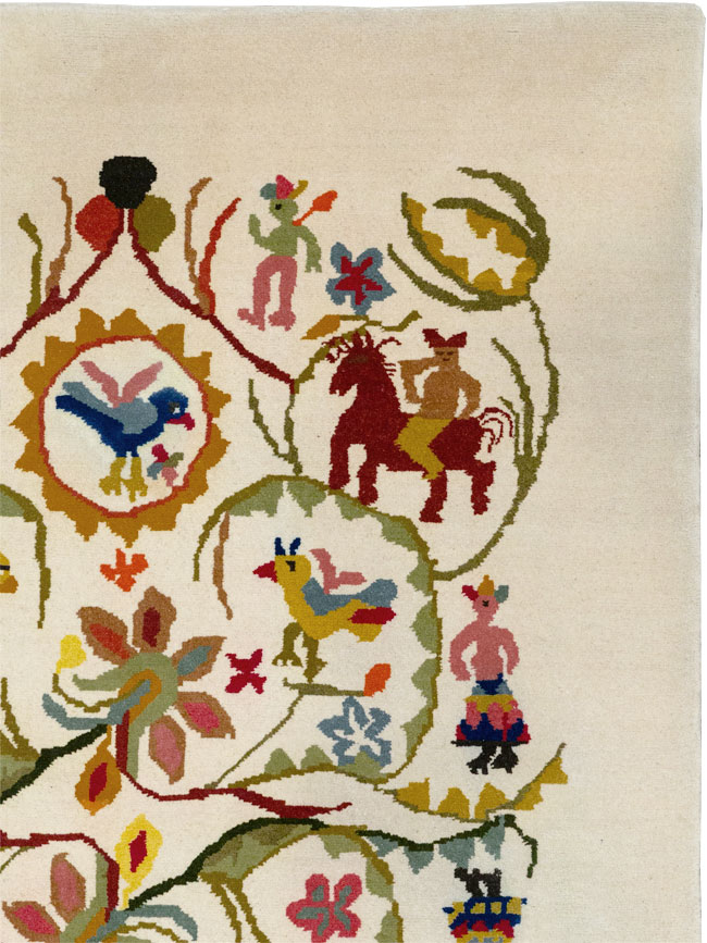 Mid-20th Century Art Deco Carpet By Olga Fisch, No.33367 - Gss