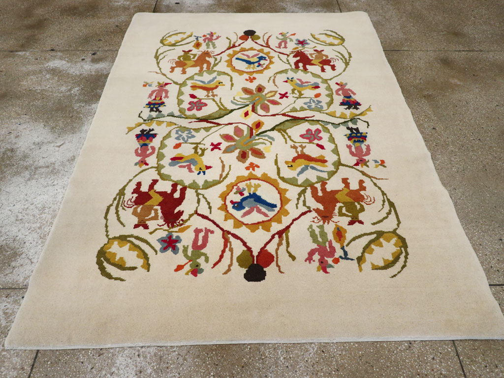 Mid-20th Century Art Deco Carpet By Olga Fisch, No.33367 - Gss