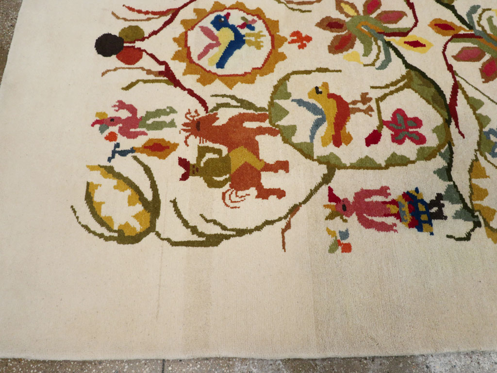 Mid-20th Century Art Deco Carpet By Olga Fisch, No.33367 - Gss