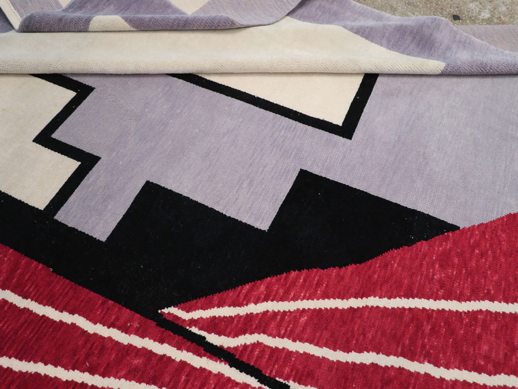 Modern Turkish Art Deco Square Room Size Carpet, No.33368 - Gss