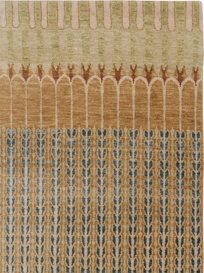 Modern Tibetan Long and Narrow Carpet, No.33382 - Gss