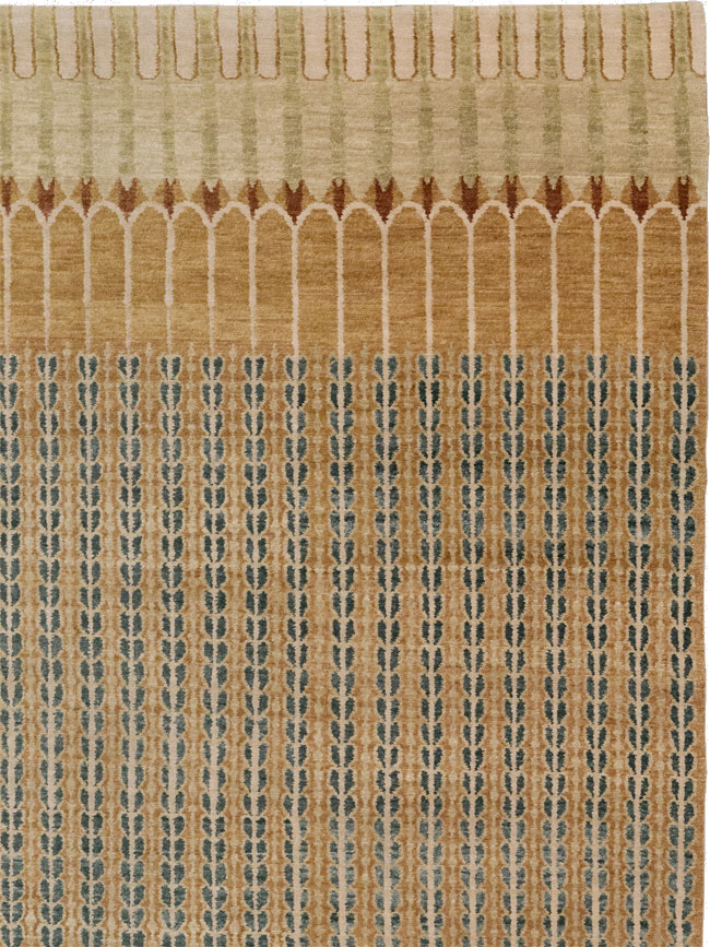Modern Tibetan Long and Narrow Carpet, No.33382 - Gss