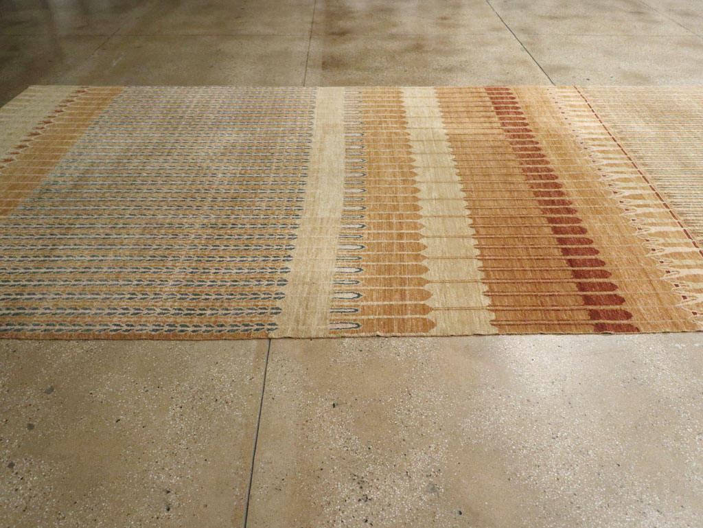 Modern Tibetan Long and Narrow Carpet, No.33382 - Gss