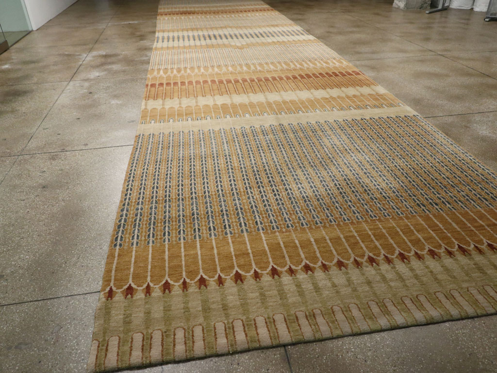 Modern Tibetan Long and Narrow Carpet, No.33382 - Gss