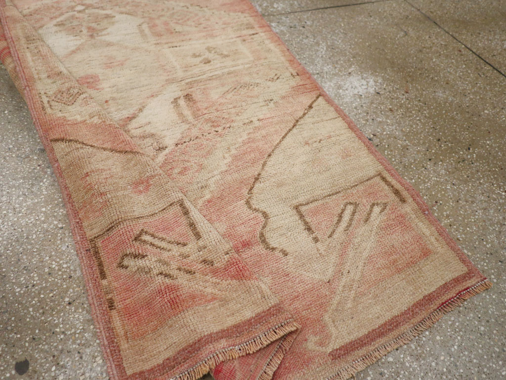 Vintage Turkish Anatolian Runner, No.33384 - Gss