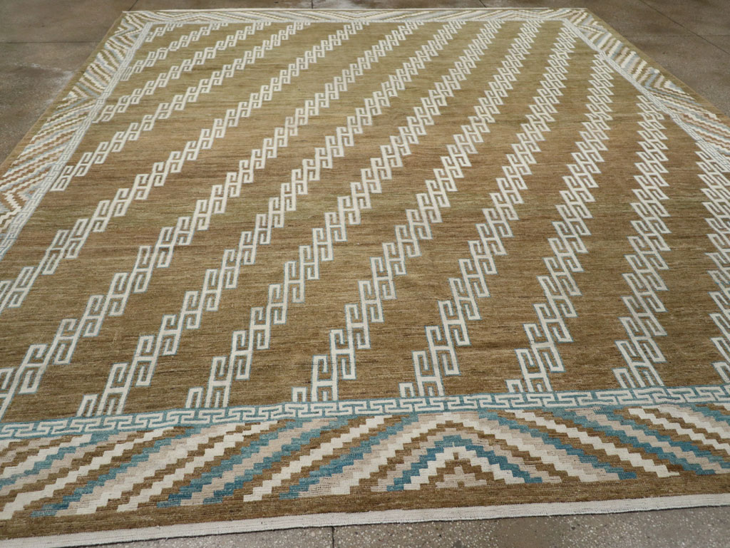 Modern East Turkestan Khotan Large Room Size Carpet, No.33390 - Gss