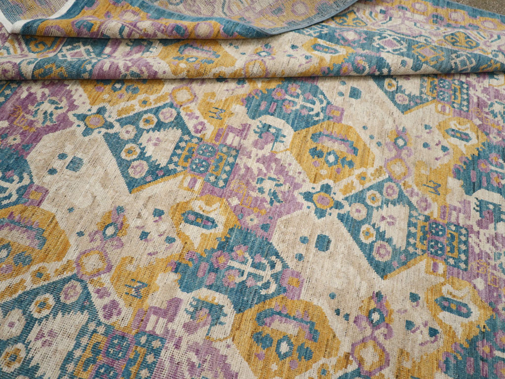 Modern East Turkestan Khotan Room Size Carpet, No.33391 - Gss
