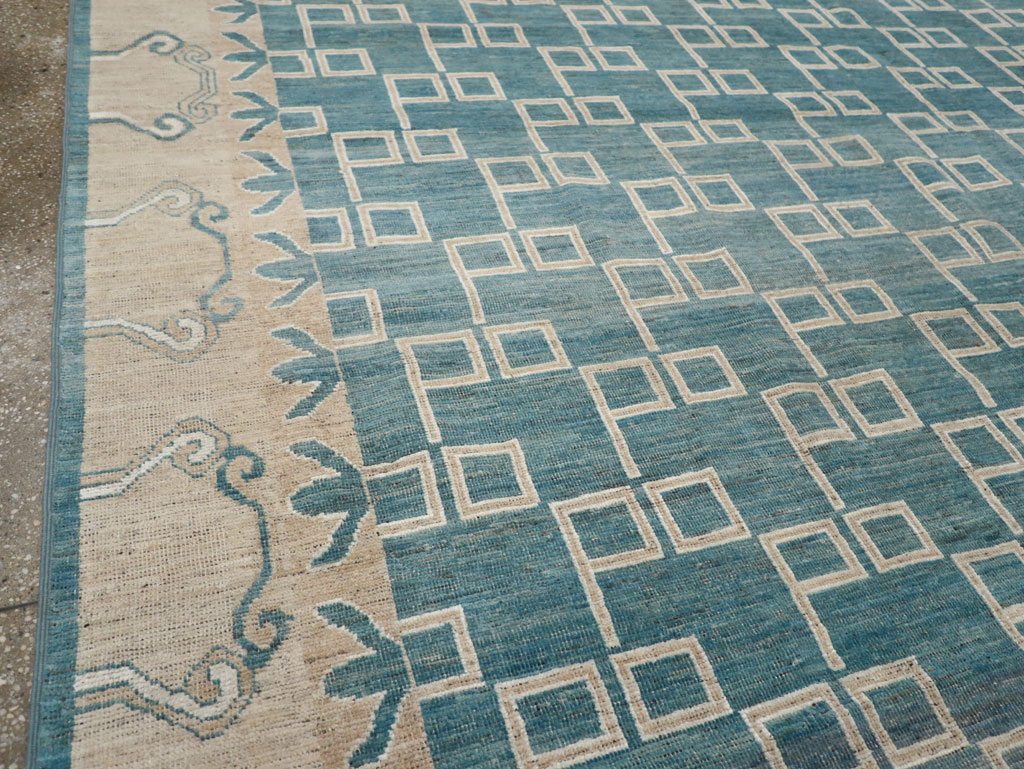 Modern East Turkestan Khotan Square Room Size Carpet, No.33393 - Gss