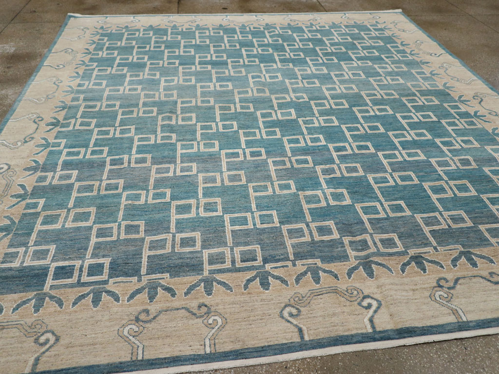 Modern East Turkestan Khotan Square Room Size Carpet, No.33393 - Gss