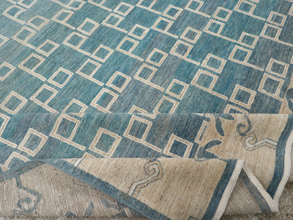 Modern East Turkestan Khotan Square Room Size Carpet, No.33393 - Gss