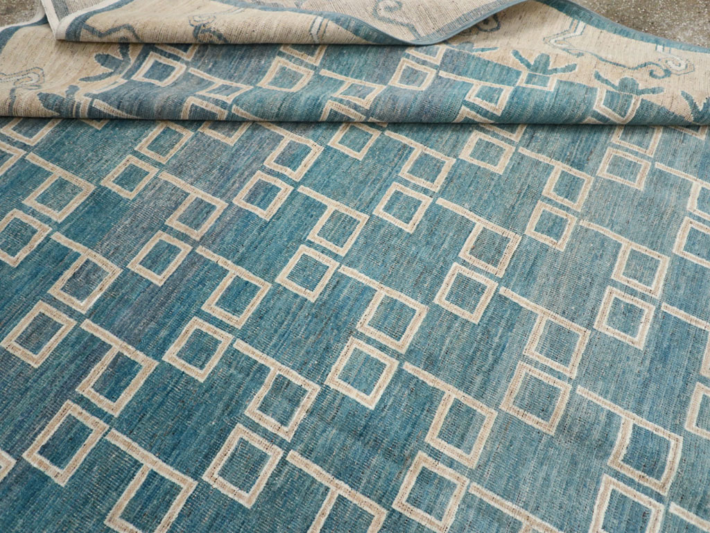 Modern East Turkestan Khotan Square Room Size Carpet, No.33393 - Gss