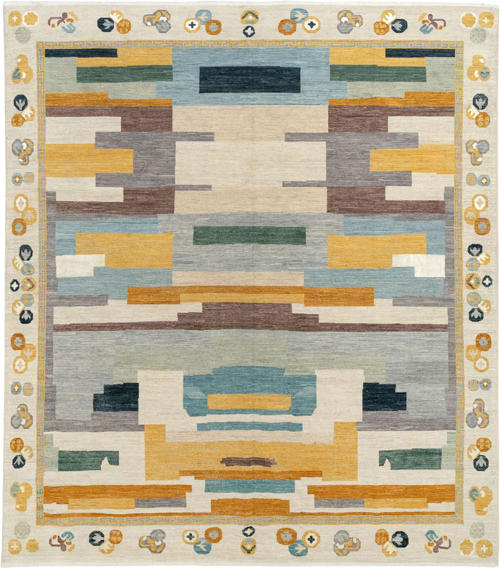 Modern East Turkestan Khotan Large Room Size Carpet, No.33395 - Gss