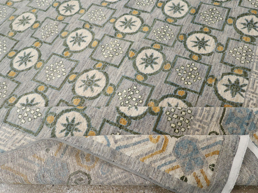 Modern East Turkestan Khotan Room Size Carpet, No.33397 - Gss