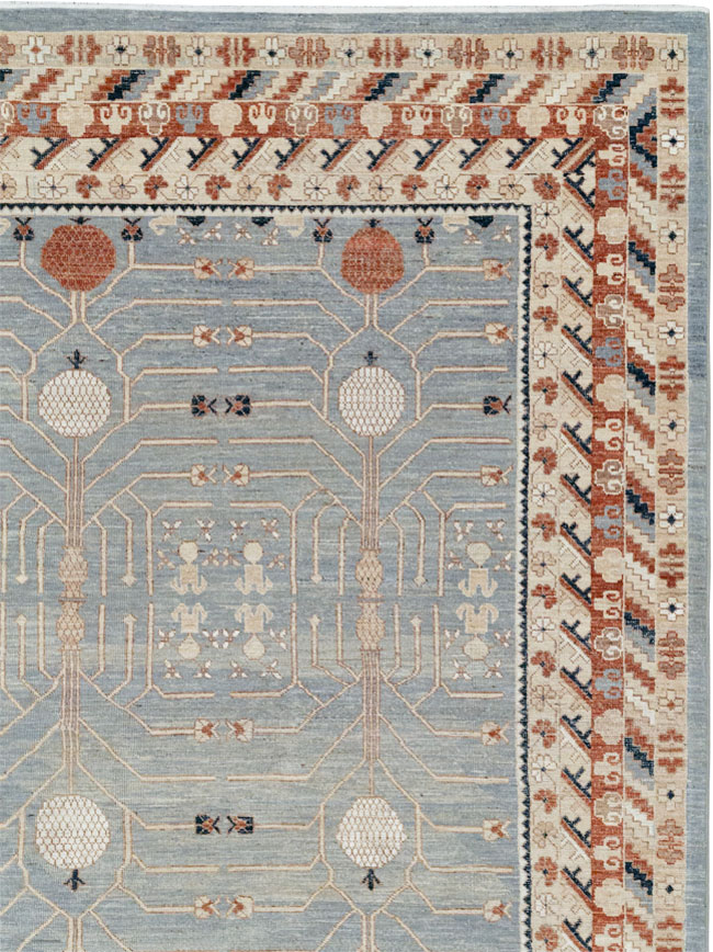 Modern East Turkestan Khotan Large Room Size Carpet, No.33402 - Gss